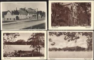 Tata - 11 db régi városképes lap