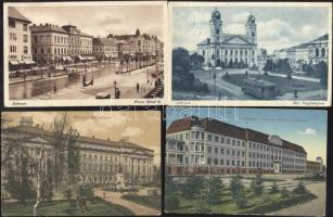 Debrecen - 4 db régi városképes lap