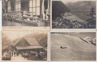 19 db régi, ausztriai városképes lap