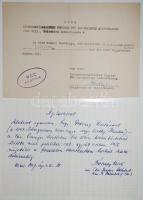 1897-1957 Gobóczy Zoltán alezredes személyes okmányai. Születési, keresztelési anyakönyvi kivonat, i...