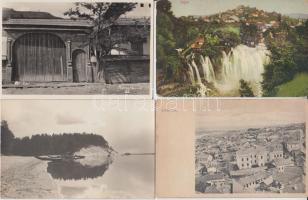 21 db régi, európai városképes lap