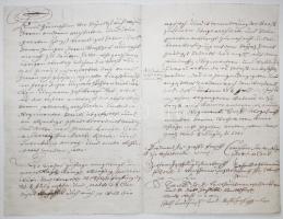 1751 Mária Terézia rendeletének kézzel írott fogalmazványa, amely a katonaszökevények ellen indított...