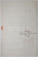 1751 Mária Terézia rendeletének kézzel írott fogalmazványa, amely a katonaszökevények ellen indított...