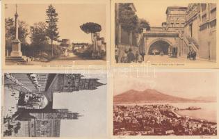 39 db régi, olaszországi városképes lap, szinte mind használatlan