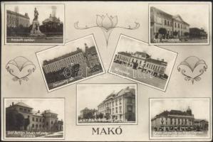 Makó rendőrség palotája, városi bérpalota, Arad-Csanádi Takarékpénztár palotája