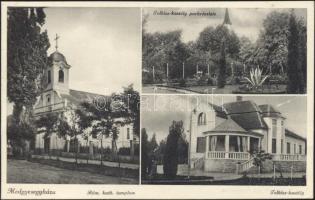 Medgyesegyháza Telbisz kastély, római katolikus templom