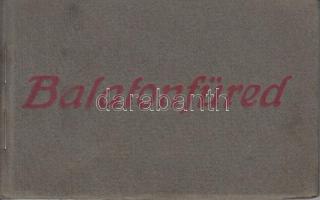 Balatonfüred - régi képeslapos füzet 19 db lappal