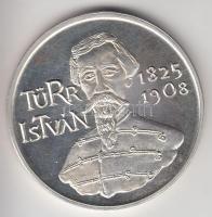 Lantos Györgyi / Szabó Géza (1939-) 1988. "MÉE XIX. Vándorgyűlése Baja / Türr István" Ag(0.900)/35.89g emlékérem (42,5mm) T:PP