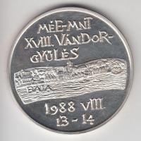 Lantos Györgyi / Szabó Géza (1939-) 1988. "MÉE XIX. Vándorgyűlése Baja / Türr István" Ag(0...