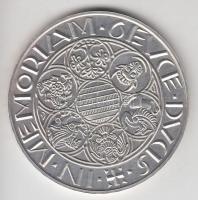 Peternák Gusztáv (1928-) 1988. "MÉE Budapest / Hungarie Strigonium Metropolis" Ag(0.800)/2...