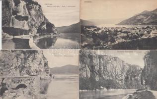 Orsova - 8 db régi képeslap