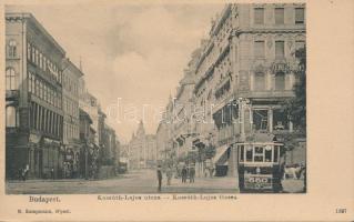 Budapest V. Kossuth Lajos utca, villamos