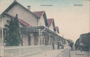 Keszthely vasútállomás (ázott / wet damage)