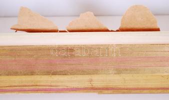 Hatalmas modern fehér-arany fa keret, belső 60×80 cm, külső 67×87 cm