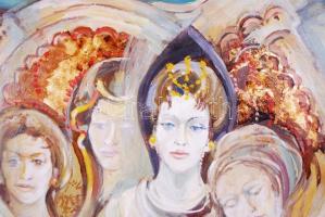 Cs. Pataj Mihály (1921-): A legszebbik. Olaj, farost, jelzett, 45×68 cm