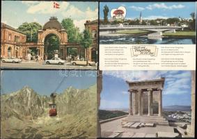 101 db modern, külföldi városképes lap