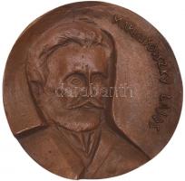 1976. &quot;Markusovszky Lajos&quot; orvos Br plakett (86mm) ismeretlen tervező T:2 1976. Lajos Markusovszky doctor Br plaque (86mm) unknown artist C:XF