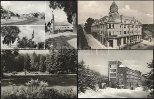 99 db fekete-fehér, magyar városképes lap az '50-es és '60-as évekből