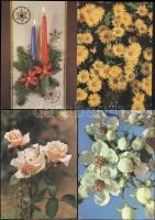 99 db modern, virágos üdvözlőlap