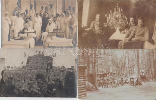 5 db régi, katonai fotólap az I. Világháborúból