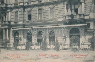 Budapest V. Vigadó tér, a Baár József-féle Pilseni Sörcsarnok