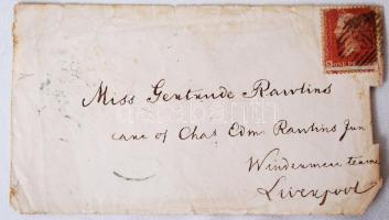 1856 04. 19. Kossuth Lajos (1802-1894) politikus, volt kormányzó sajátkezű, angol nyelvű levele Miss...