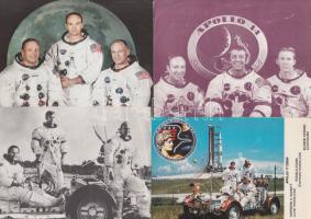 4 db modern, űrhajósokat ábrázoló