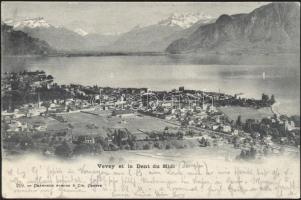 Vevey and the Dent du Midi