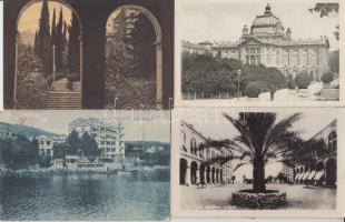 5 db régi, horvátországi városképes lap