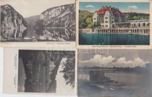 8 db régi városképes lap Erdélyből