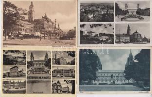 Pécs - 9 db régi képeslap