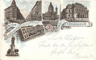 1895 (!) Budapest litho (EK)