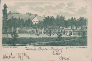 1899 Balatonboglár Teniszklub litho (kis szakadás / small tear)