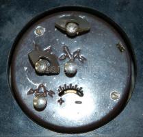 Naptáras óra, nem működik, 14×14×5 cm