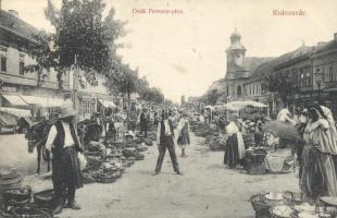 Kolozsvár Deák street, market