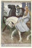 Schumann Waldesgespräch illustration, s: AK