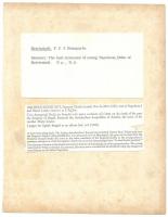 cca 1840 The Last Moments of Young Napoleon, Duke of Reichstadt. II. Napóleon, Reichstadt hercege ha...