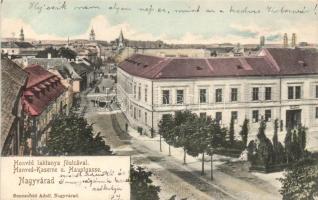 Nagyvárad main square, military barracks