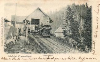 Kommandó Felső-Sikló / mine, funicular