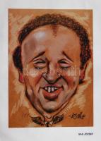 Kallus László: Karikatúra-sorozat, 37db nyomat, 29x20cm