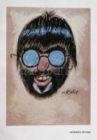 Kallus László: Karikatúra-sorozat, 37db nyomat, 29x20cm
