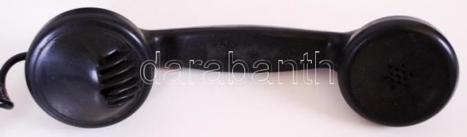 cca 1950 Bakelit tárcsás telefon "A Magyar Posta tulajdona" felirattal / 
Vintage telephon...