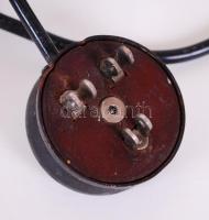 cca 1950 Bakelit tárcsás telefon "A Magyar Posta tulajdona" felirattal / 
Vintage telephon...