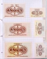 Albumba rendezett nagyon szép szükségpénz, csekk gyűjtemény, összesen 65db. A gyűjteményből: "V...