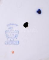 Aquincum, napba néző akt, kézzel festett, jelzett  /Handpainted Aquincum chinaware nude figure 20 cm