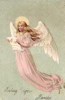 Christmas, angel, litho (EK)