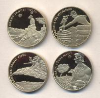 2001. 200Ft 4 klf db "János Vitéz, Pál utcai fiúk, Toldi, Lúdas Matyi" sor T:PP