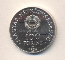 1972. 100Ft Ag "Pest és Buda egyeítése" T:BU