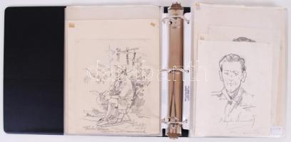 Márton Ferenc (1884-1940): Az 1933-as gödöllői jamboree-ról készített 67 darab szignált és magyarázó...