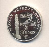 1981. 500Ft Ag "Bartók Béla" T:PP
